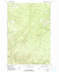 Dairy Mountain 1963 topographic map thumbnail
