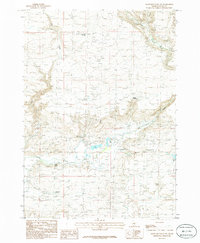 Davis Mountain SW 1986 topographic map thumbnail