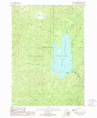 Deadwood Reservoir 1988 topographic map thumbnail