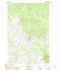Deary 1990 topographic map thumbnail