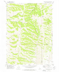 Deep Creek Peak 1973 topographic map thumbnail