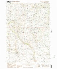 Deer Heaven Mountain 1986 topographic map thumbnail
