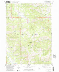 Diamond Flat 1980 topographic map thumbnail