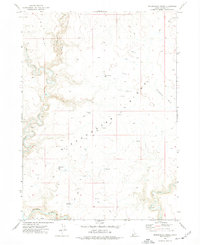 Dickshooter Ridge 1973 topographic map thumbnail