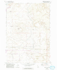 Dietrich Butte 1971 topographic map thumbnail
