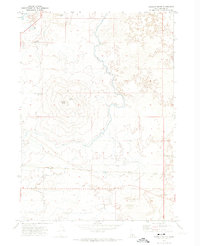 Dietrich Butte 1971 topographic map thumbnail