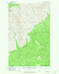 Dodge Peak 1967 topographic map thumbnail