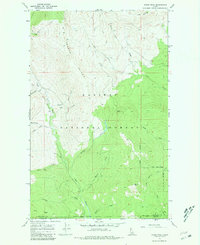 Dodge Peak 1967 topographic map thumbnail