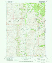 Dodson Pass 1970 topographic map thumbnail