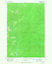 Dog Creek 1966 topographic map thumbnail