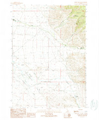 Donkey Hills NW 1989 topographic map thumbnail
