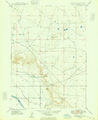 Dorsey Butte 1948 topographic map thumbnail