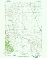 Downey West 1968 topographic map thumbnail