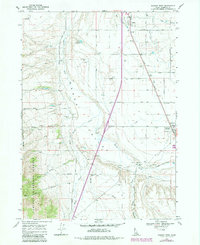 Downey West 1968 topographic map thumbnail
