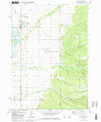 Driggs 1978 topographic map thumbnail