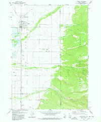 Driggs 1978 topographic map thumbnail
