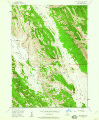 Dry Valley 1949 topographic map thumbnail