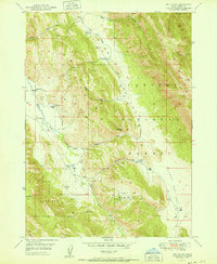 Dry Valley 1951 topographic map thumbnail