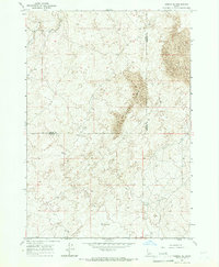 Dubois SE 1964 topographic map thumbnail