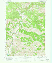 Dunnigan Creek 1969 topographic map thumbnail