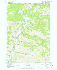 Dunnigan Creek 1969 topographic map thumbnail