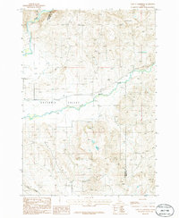 East of Cambridge 1986 topographic map thumbnail