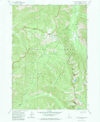 Edaho Mountain 1972 topographic map thumbnail