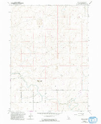 Eden NE 1964 topographic map thumbnail