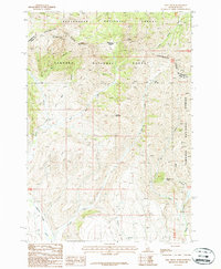 Edie Creek 1987 topographic map thumbnail