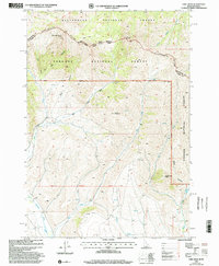 Edie Creek 1997 topographic map preview