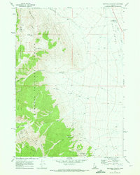 Eightmile Canyon 1969 topographic map thumbnail