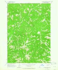 Elevenmile Creek 1963 topographic map thumbnail
