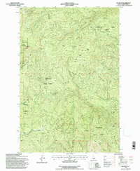 Elk Butte 1994 topographic map thumbnail