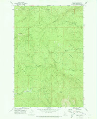 Elk Butte 1969 topographic map thumbnail