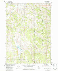 Elk Valley 1980 topographic map thumbnail