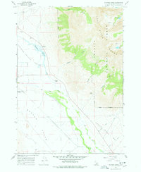 Elkhorn Creek 1967 topographic map thumbnail