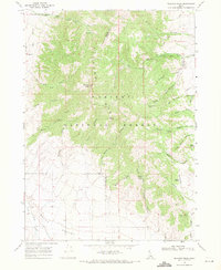 Elkhorn Peak 1968 topographic map preview