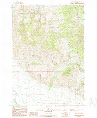 Ennis Gulch 1989 topographic map thumbnail
