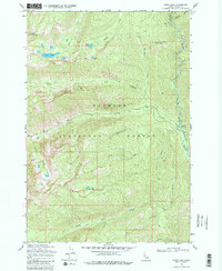 Enos Lake 1969 topographic map thumbnail