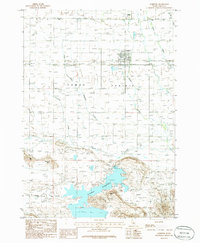 Fairfield 1986 topographic map thumbnail