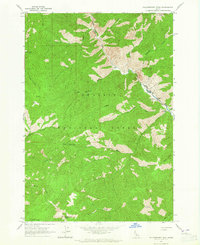 Falconberry Peak 1963 topographic map thumbnail