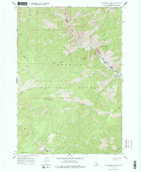 Falconberry Peak 1963 topographic map thumbnail