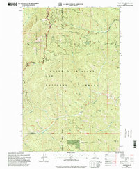 Faset Peak 1996 topographic map thumbnail
