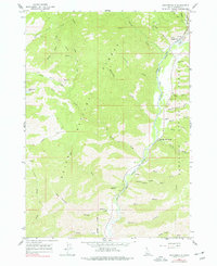 Featherville 1964 topographic map thumbnail
