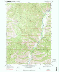 Featherville 1964 topographic map thumbnail