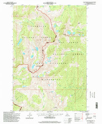 Fenn Mountain 1995 topographic map thumbnail