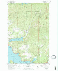 Fernan Lake 1981 topographic map thumbnail