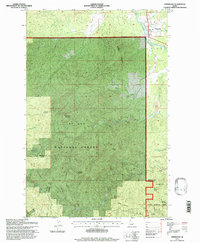 Fernwood 1995 topographic map thumbnail