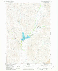 Fish Creek Reservoir 1979 topographic map thumbnail