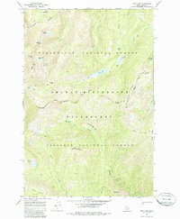 Fish Lake 1966 topographic map thumbnail